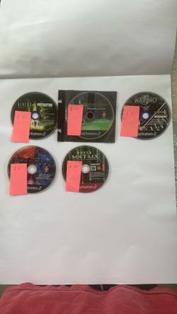 PLAY STATION II GAMES