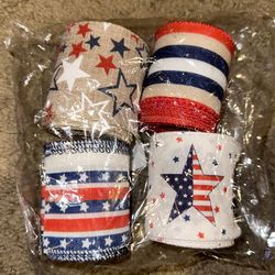Independence Day Ribbons 4 Pack