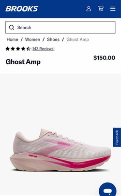 Woman Brooks ghost running shoes size 9.5