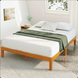 $50!! Wood Platform Bed Frame – Fully Assembled