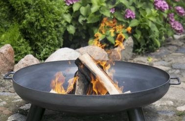 Metal Outdoor Fire Pit Bowls Wood Burning