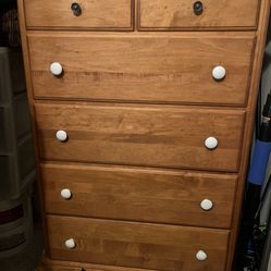 Long Dresser Solid Wood 