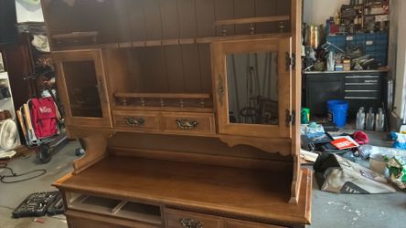 Mid century modern Buffet and Hitch