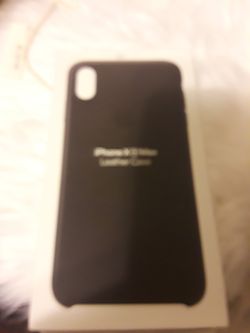 iPhone X Max Leather Case