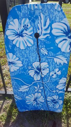 Blue floral adult boogie board