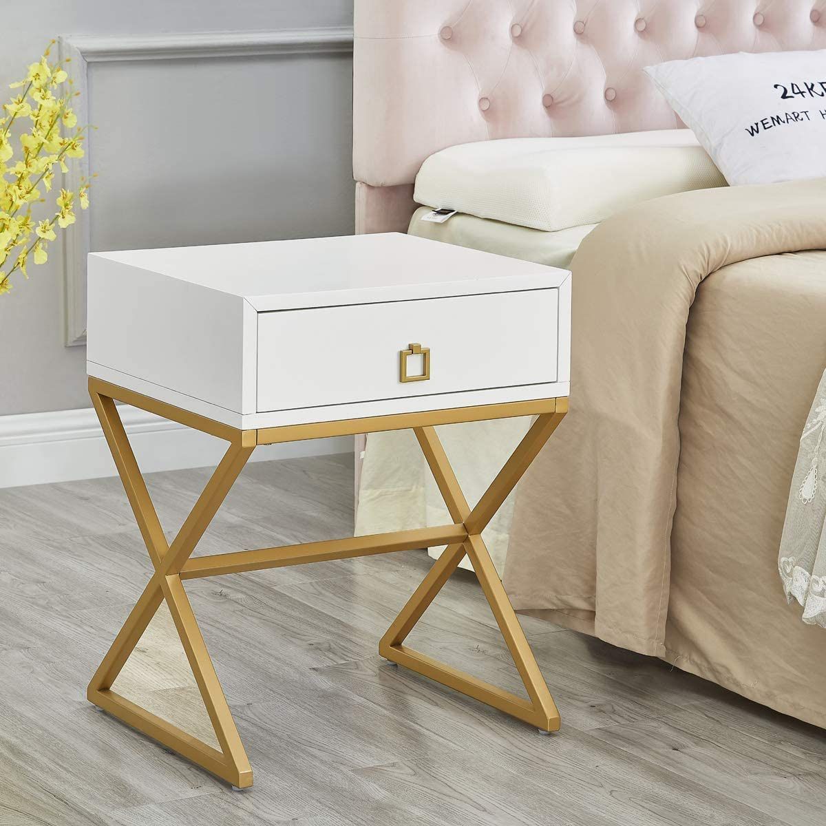 Gold Side Table 