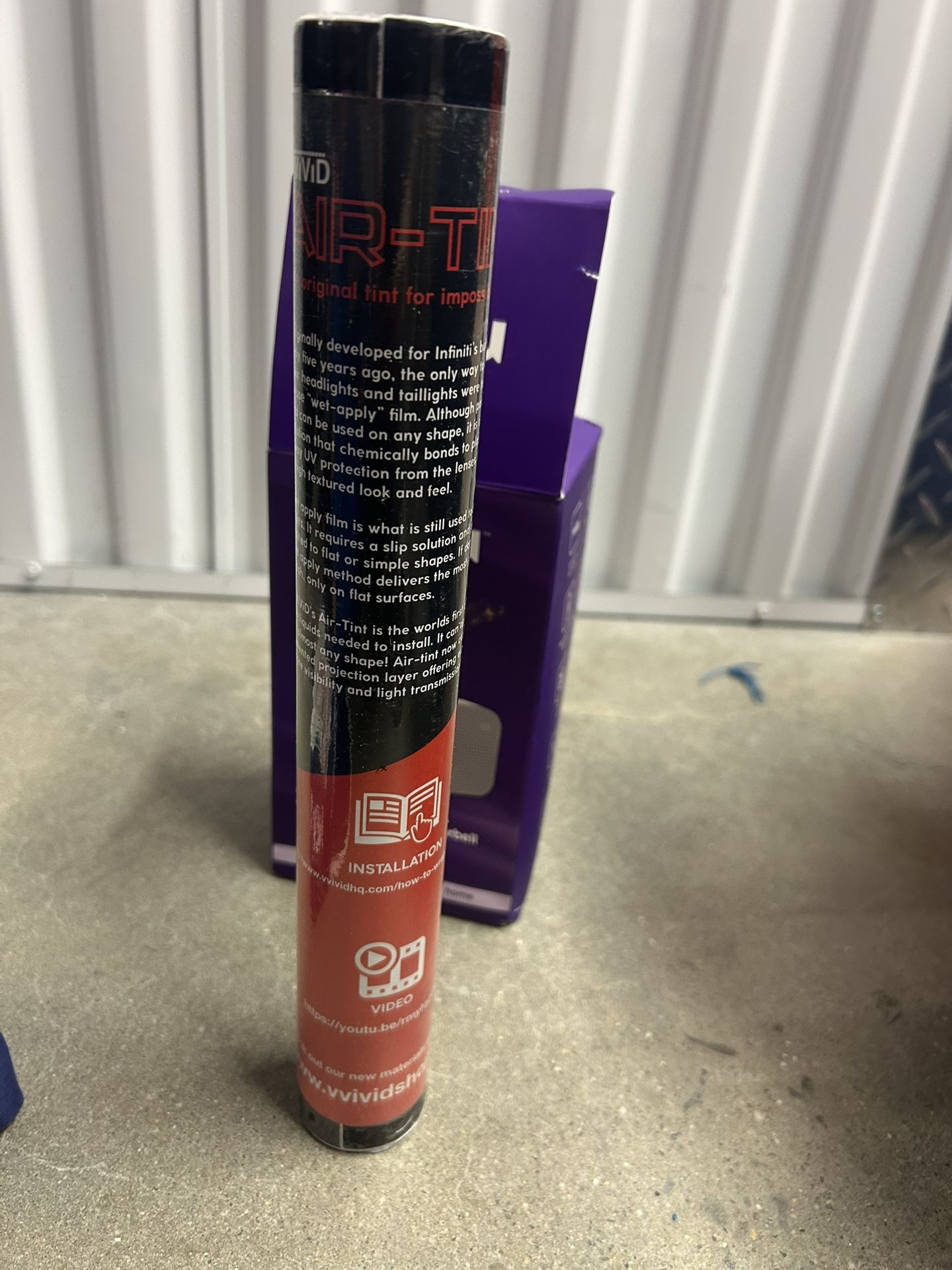 Roll Of Black Tint Paper