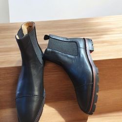 Christian Louboutin Melon leather Chelsea boots Size 45