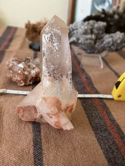 Pink Himalayan Twin Quartz Cluster