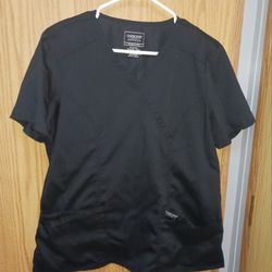 2 Brand New/Black Cherokee Scrub Top/Size M