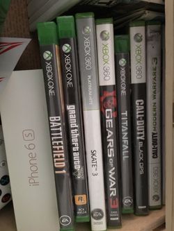 Xbox one and wii games