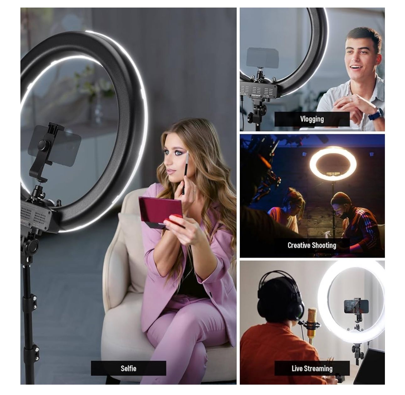 NEEWER 18" Dimmable Ring Light