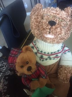 Christmas talking bears