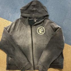 Hellstar Zip Up Hoodie heavyweight oversized 