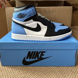 DS Jordan 1 Unc Toe GS Size 4.5y, 6y, 6.5y, and 7y