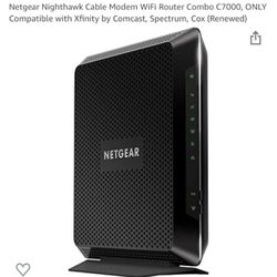 Net Gear Nighthawk Cable Modem WiFi Router Combo C7000