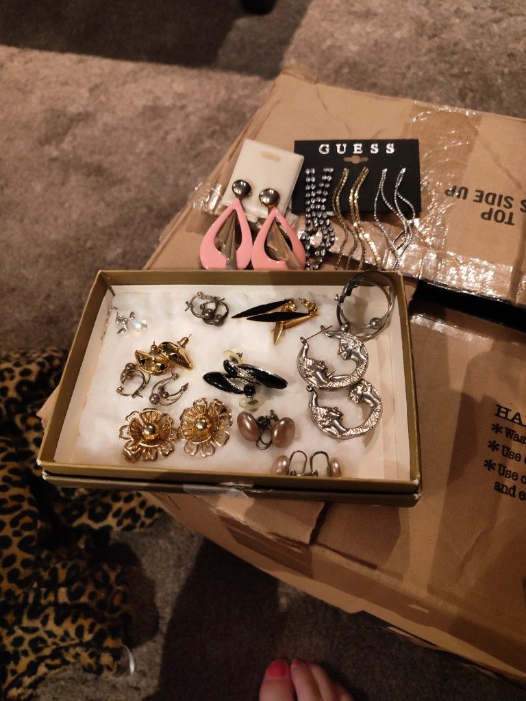 Large Lot Of Costume Jewelry