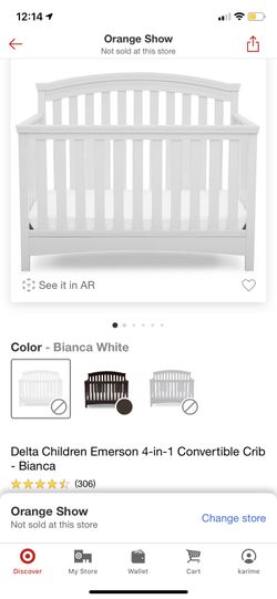 White crib