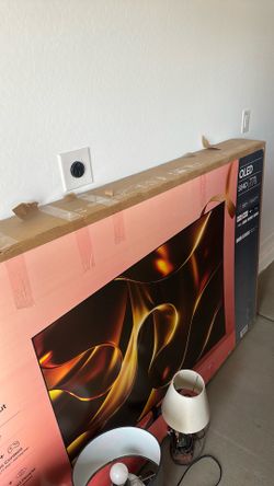 Empty TV Box  77 inch TV