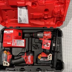 Milwaukee M18 Fuel drill Combo Set NEW