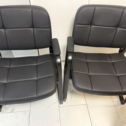 Two Office Armchairs