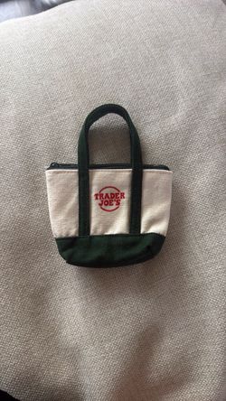 Trader Joe's Mini Canvas Coin Bag