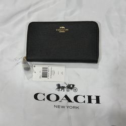 black coach wallet brand new