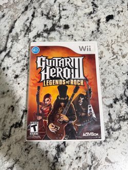 Guitar Hero 3: Legends of Rock (Nintendo Wii, 2007) no manual