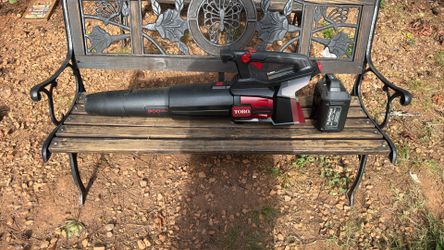 Like new toro battery powered blower