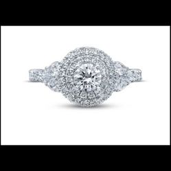 Monique Lhuillier Bliss Diamond Engagement Ring