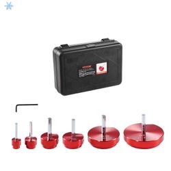 VEVOR 6-Piece PVC Pipe Reamer Kit, Aluminum Alloy Socket Saver for SCH 40