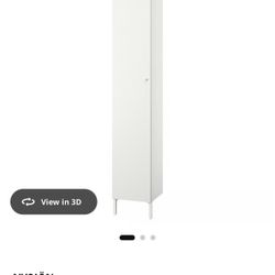White IKEA NYSJON High Cabinet