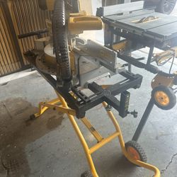 Dewalt Table Saw And Miter Saws With Stands