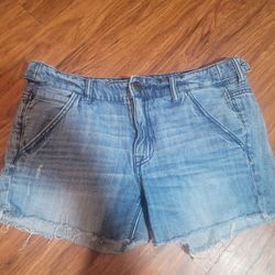 American Eagle Denim Blue Women's Shorts