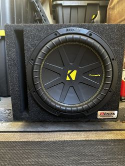 Kicker CompC Subwoofer in Bbox Ported Enclosure
