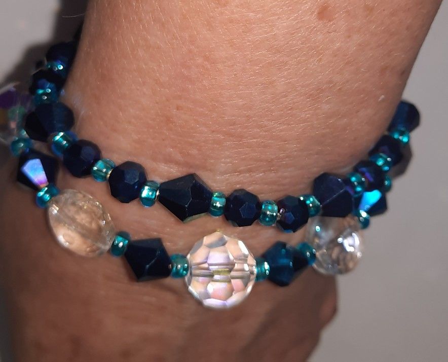 SET OF 2 BRACELETS & 1 ANKLET