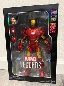 Hasbro Marvel Legends Comics Super Hero Iron Man (12 Inch Figure) premium deco, High Quality detailed styling