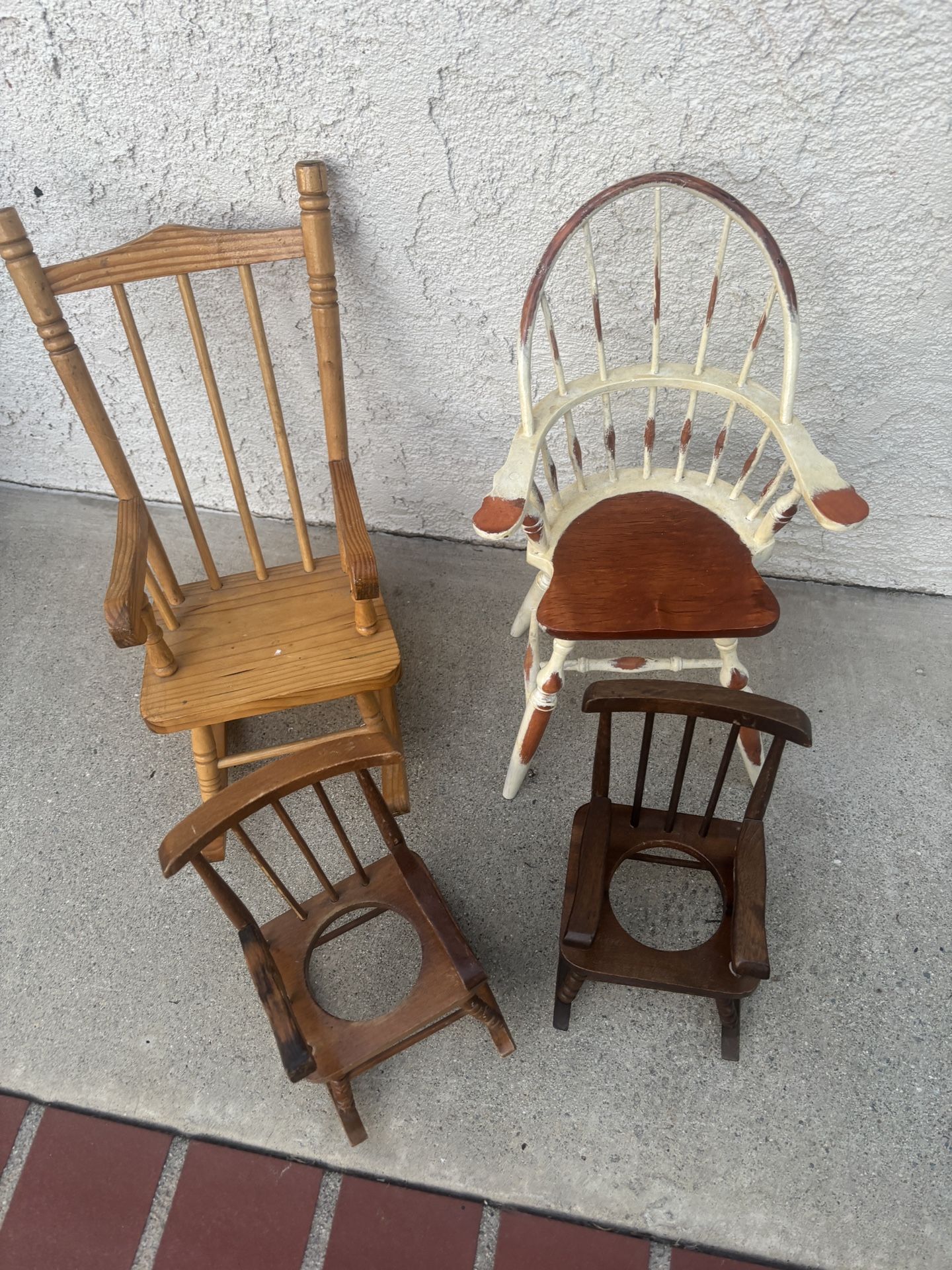 Assorted Tiny Decorative Chairs