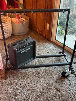 $60 OBO Behringer V-Tone Guitar Amplifier and guitar stand