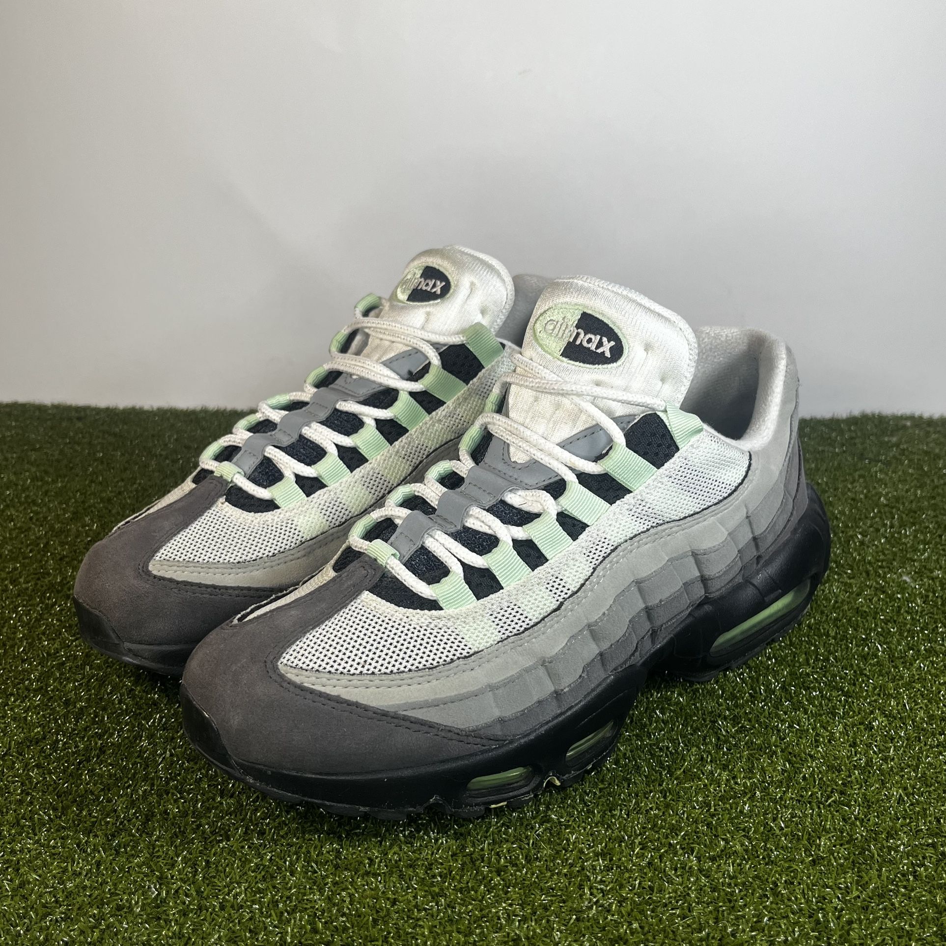 Nike Air Max 95 OG Fresh Mint Granite Grey White Men Shoes Size