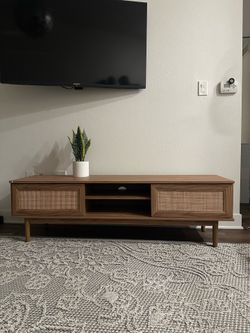 59” Mid-Century Modern TV Stand Console