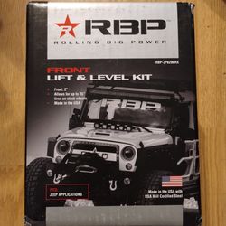RBP Jeep Wrangler  2 inch Lift and Level Kit..Brand New!