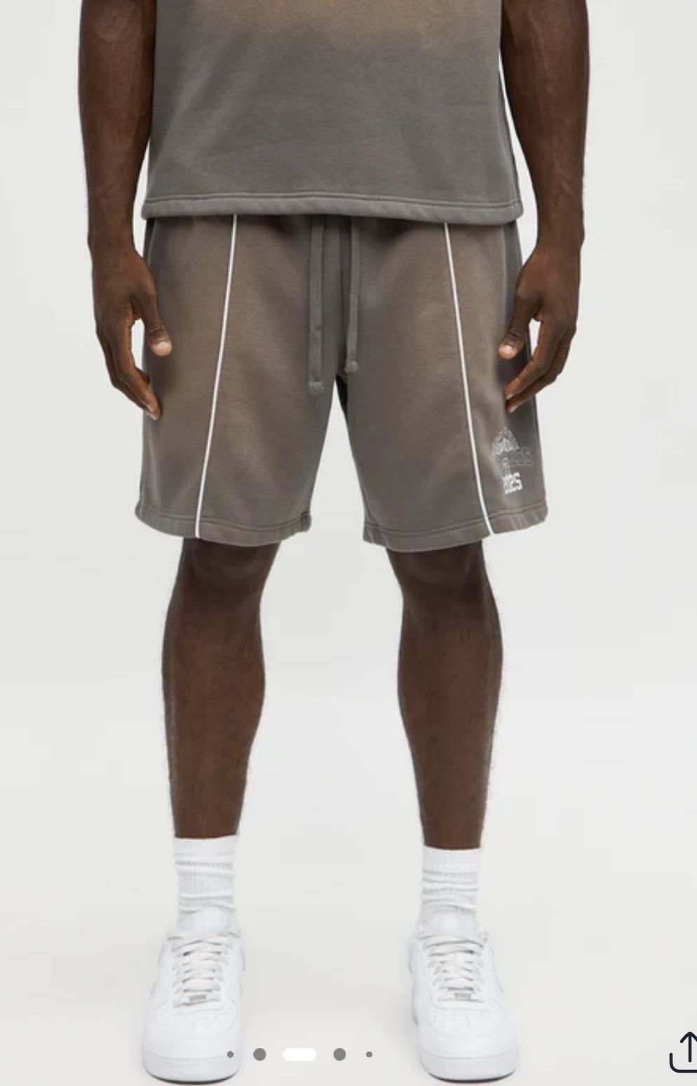 Men’s Fashion Nova Tyson Relaxed ‘Just Go With It’ Shorts, Elastic Waist - NWT