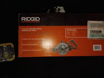 RIDGID 7-1/4 In. Worm Drive Circular Saw
