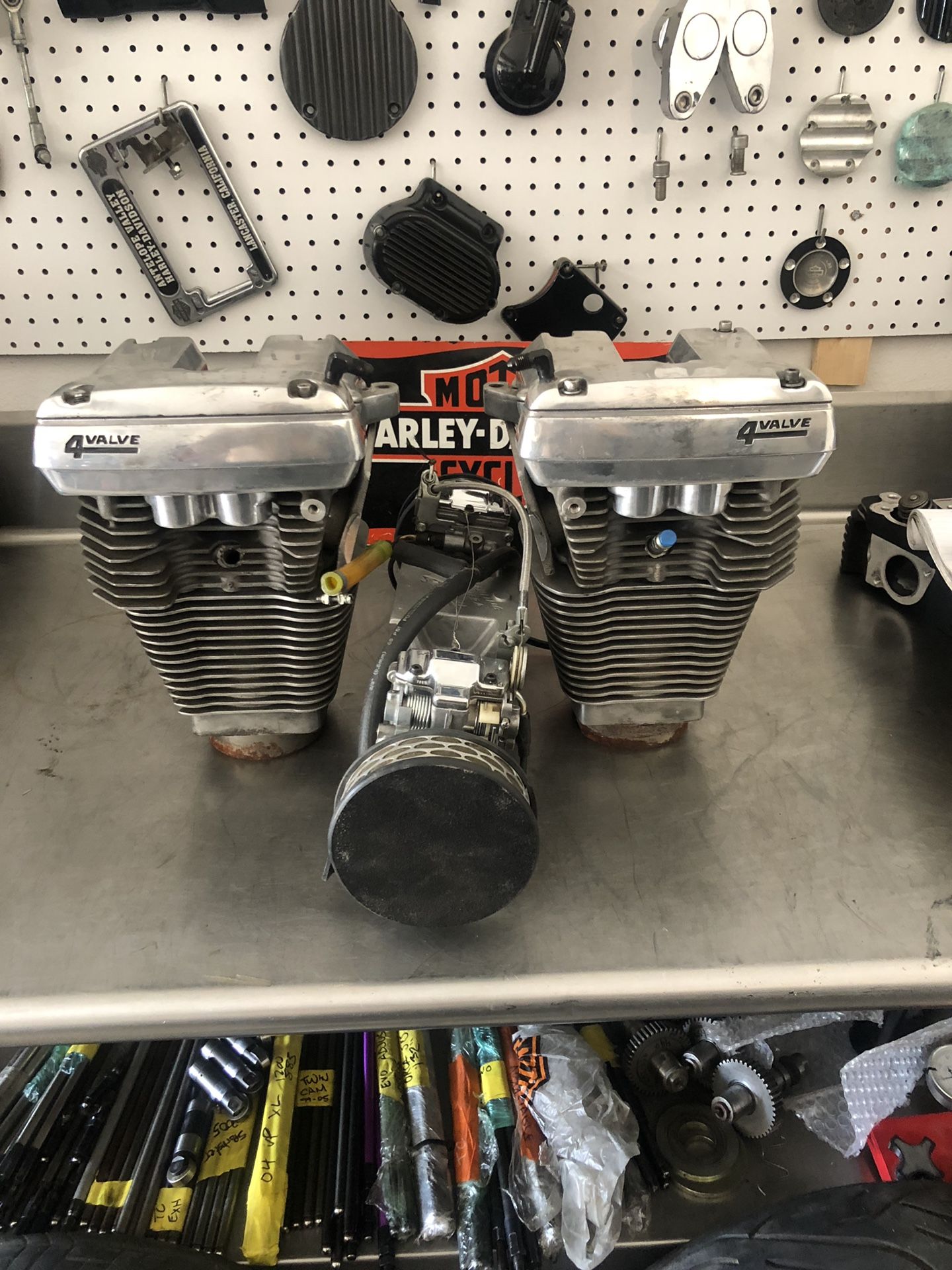 HARLEY evo FUELING RIVERA 80” 1340 4valve heads with 98” cylinders Mikuni 42 stroker FXR DYNA FXRT FXDXT ROAD STREET GLIDE KING ULTRA