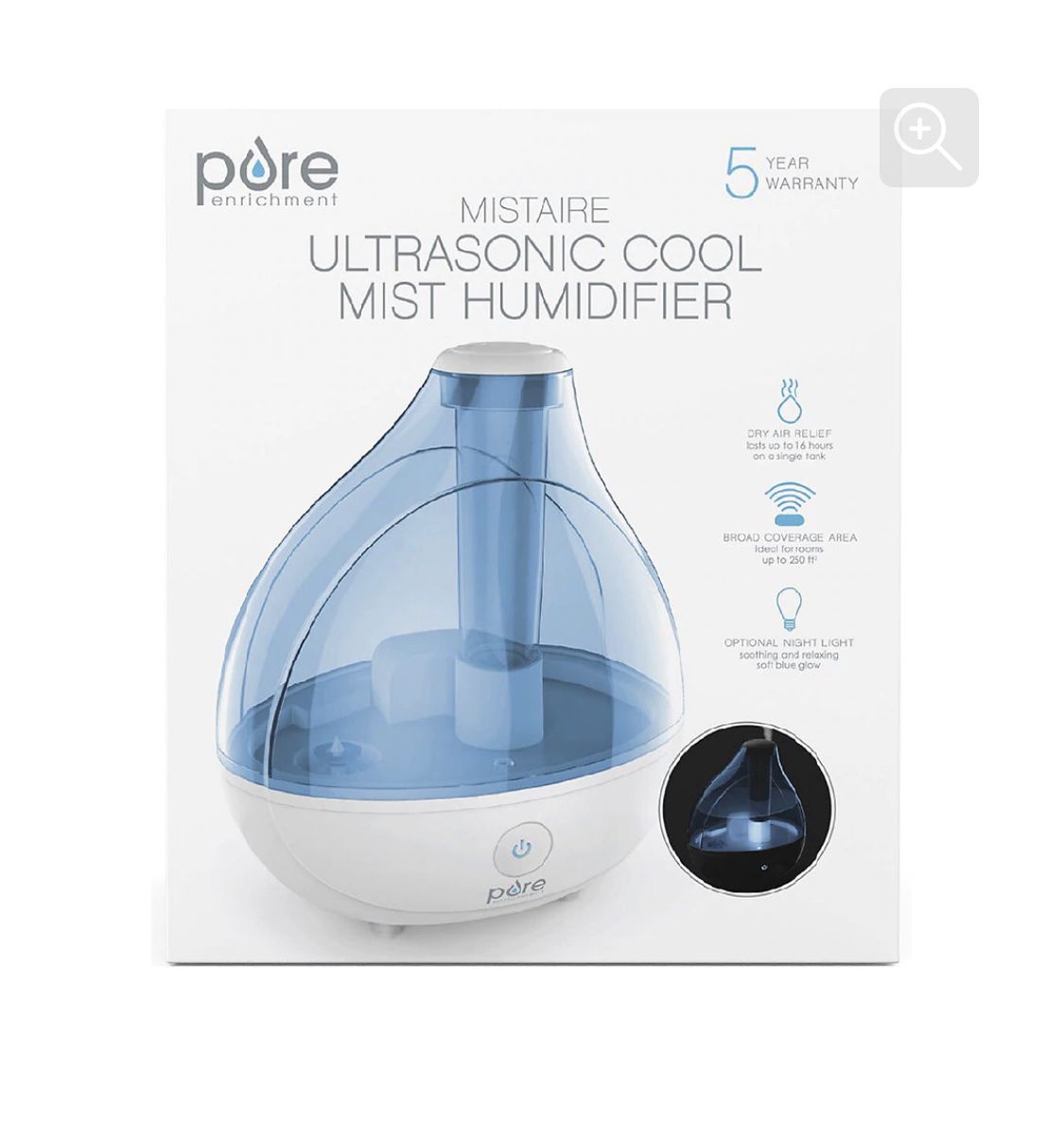Pure EnrichmentMistAire Ultrasonic Cool Mist Humidifier