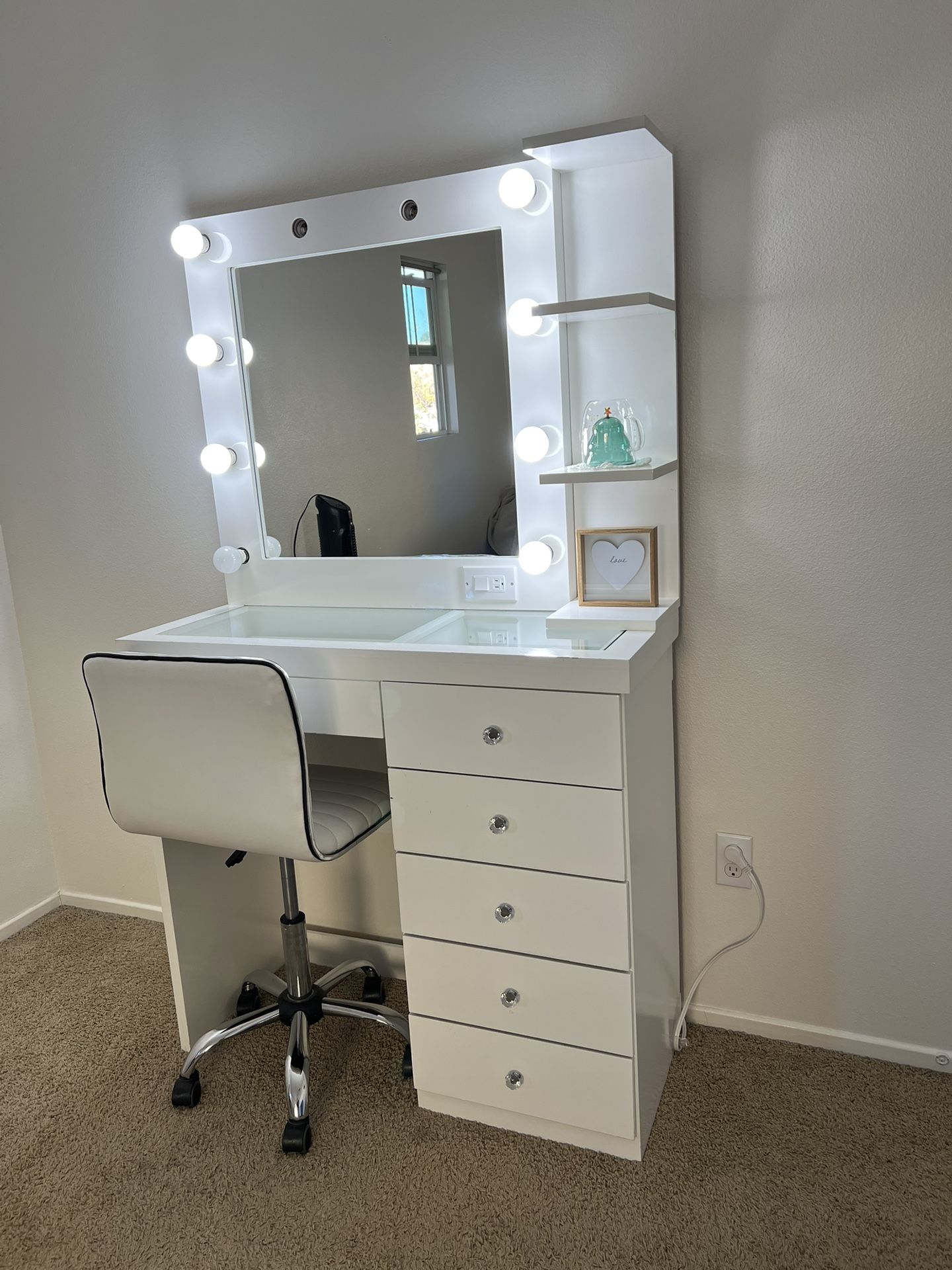 White Vanity
