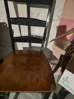 Wood Seat Ladder Back Dining Chair