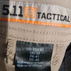 Pants 5/11 Tactical 33/30