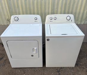 Washer and dryer set AMANA whirlpool